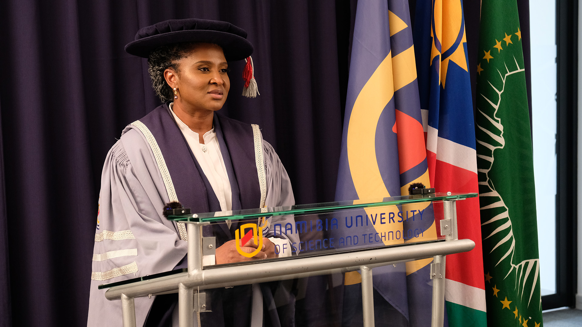 Monica Geingos delivers keynote address at the Namibia University of Science and Technology Graduation Ceremony - October 2021