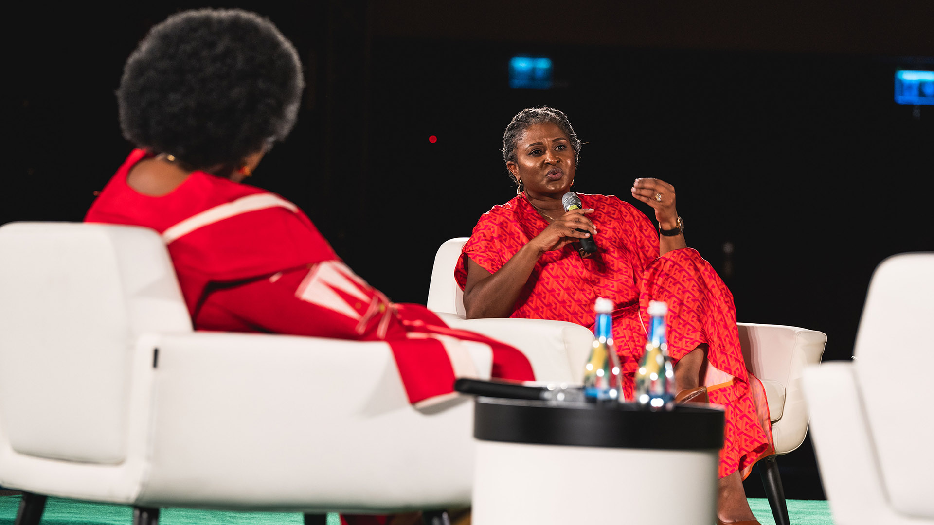 Monica Geingos participating in discussions at Women Deliver 2023 Conference in Kigali, Rwanda - July 2023